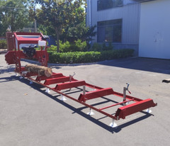32″ Portable Sawmill 15HP 420cc RATO Gas Engines with E-Start Band Saw in US