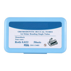 Dental Orthodontic 1st/2nd Molar Buccal Tubes Bondable Non-Conv Roth. 022