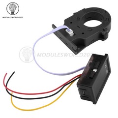 DC0-300V 50/100/200/400A Digital Current Voltage Meter Hall Ammeter Voltmeter
