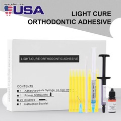 Dental Bracket Braces Glue Ortho Bonding Light Cure Resin Composite Kit