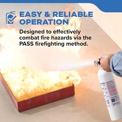 Fire Extinguisher for Boats – Single Use 5BC Marine Safety Compact Emergency