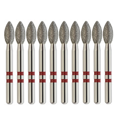 Dental Zirconia Adjustment Diamond Burs Football Fine Grit Z368/023F 10pcs/pack
