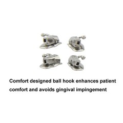 Dental Orthodontic Buccal Tubes 1st 2nd Molar Mini MBT Roth 022 Marked Laser