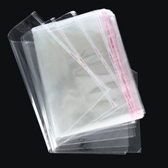 Clear Poly Bags Resealable Plastic Packing T-Shirt Apparel Self Seal Cello Lip