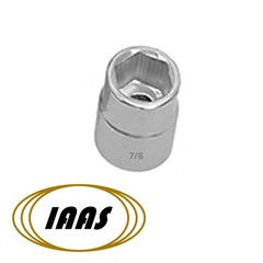 7/8″ x 3/4 in Drive / Chrome Plated / Drop Forged / 6 Point Socket by IAAS