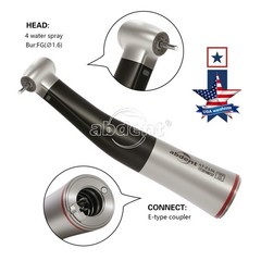Dental 1:5 Increasing High Speed Fiber Optic LED Contra Angle Handpiece abdent