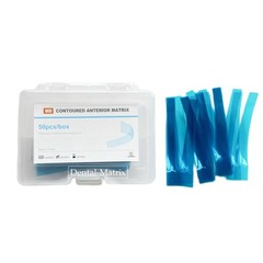 30/50p Dental Contoured Anterior Matrix Bands Restoration Strip Twin Matrices M8