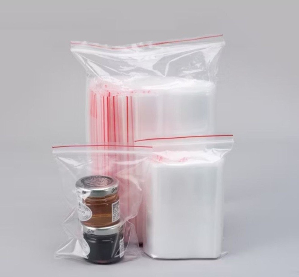 GRIP SEAL BAGS SELF RESEALABLE CLEAR POLYTHENE POLY PLASTIC ZIP LOCK BAGGIES