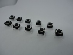 10 Pcs Pack Lot 6x6x4.3mm Momentary Push Micro Button Tactile Switch DIP 4 Pins