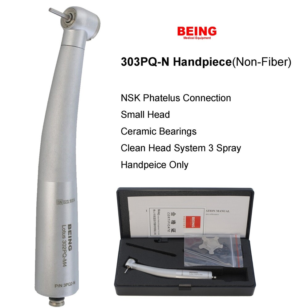 COXO Dental Small Mini Head High Speed Handpiece Fiber Optic Turbine NSK Coupler