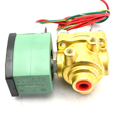 ASCO Red-Hat 8342G001 Solenoid Valve, 4-Way, 2-Position, 1/4 in Pipe, 110/120VAC