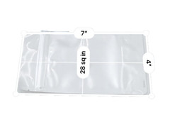300 2oz Silver Foil Stand Up Pouches SUZP Easy Tear Mylar Bags Food Packaging