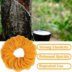 100pcs Rubber Strong Elastic 38mm Diameter Multi-Purpose Natural Rubber Bands