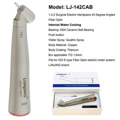 Dental Electric Handpiece 1:5 1:4.2 Contra Angle 45 Degree Surgical Fiber Optic