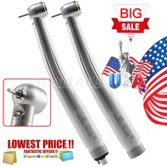 Yabangbang Dental LED E-generator Fiber High Speed Handpiece Turbine 4/2Hole