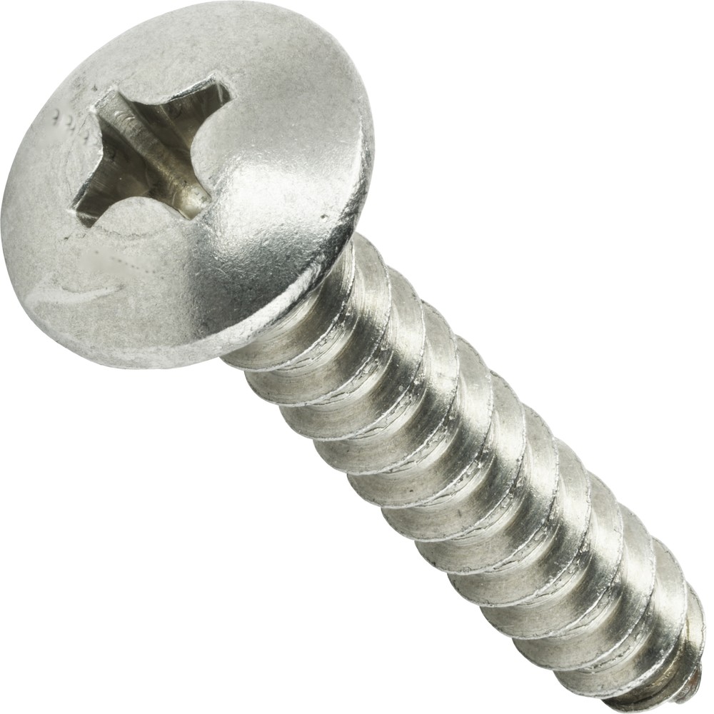 #10 Truss Head Sheet Metal Screws Self Tap Phillips Stainless Steel All Sizes