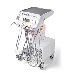Portable Dental Mobile Delivery Unit with Air Compressor Curing Light Scaler