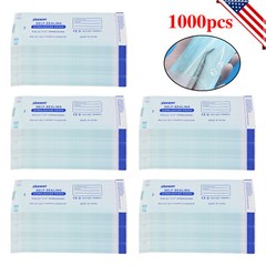1000 3.5″ x 10″ Dental Sterilization Pouches Sterilizer Autoclave Bags Tool Nail