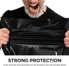 Small Poly Mailers Shipping Bags Mailing Bag Envelopes 10×13″ 200 Pack Black