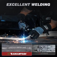135A MIG Welder [Large LED Display] 110V Welder Flux Core MIG, Lift TIG, St