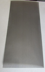 1/8″ HOLES—18 GAUGE 304 STAINLESS PERFORATED SHEET– 11″ X 24″