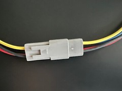 14 AWG Assembled Deutsch 4 Pin waterproof connector 6″ wire