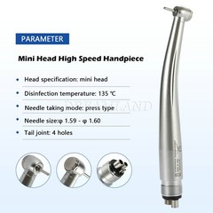 Mini Small Head Dental High Speed Handpiece Push Pediatric Kid NSK STYLE 4HOLES