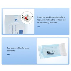 Dental Self-Sealing Sterilization Pouches Pouch Autoclave, Sterilizer Bags