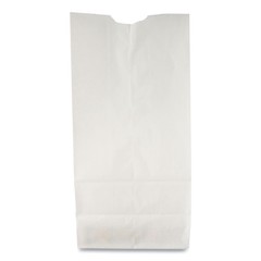 General GW10500 6.31 x 4.19 x 13.38 #10 Grocery Paper Bags, White (500/Bndl) New