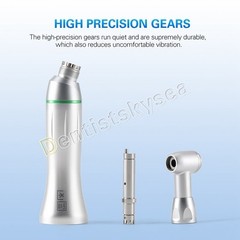 Dental 10:1 Contra Angle Handpiece Push button ISO E-Type for Engine&hand file