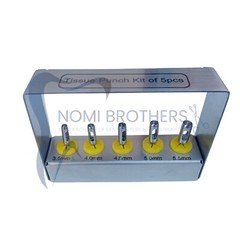 GERMAN Dental Implant Tissue Punch Kit 5pcs set FREE Bur Holder
