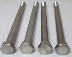 (4) 6 Inch Stainless Steel Hex Bolts – 3/8″-16 x 6″ Long – THE F5930