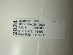 2 Rolls 4×8 Direct Thermal Shipping Labels – 750 per roll NEW Open Box