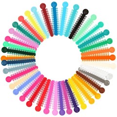 45 Color Dental Elastic Ligature Ties Rubber Power Bands for Orthodontic Braces