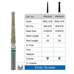 Endo Access Diamond Bur Coarse Grit Qty 2