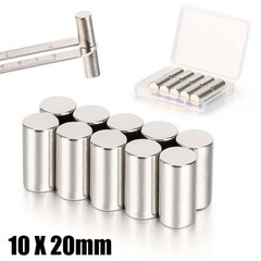 LOT5-100 Round Neodymium Magnets N52 Super Strong Rare Earth Small Large Magnets