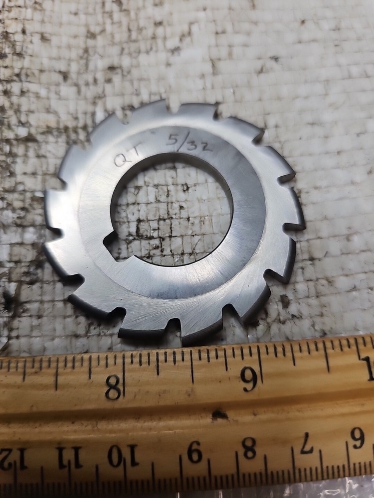 UNION TOOL 2.25″ x 5/32″ x 1.00″ CONVEX 5/32 DIA Side Milling Cutter HSS