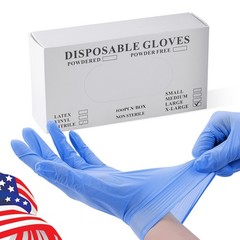 Puncture Resistant Nitrile Gloves Touchscreen Compatible 100pcs Latex Free S-XL
