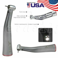NSK Style Dental 1:5 Increasing LED Contra Angle Handpiece Push Button YBB-W5