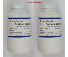 ChemCenter Sodium Sulfite Anhydrous 99% Min Powder 1 lb Set of 2