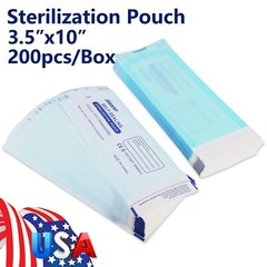 3.5″ X 10″ Self Sterilization Pouches Autoclave Pouch,Sterilizer Bags Dental 200