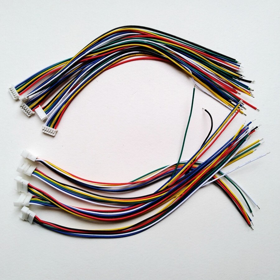 5 sets Micro JST 1.25mm 6-Pin Female + male Connector plug with Wire 30cm B211