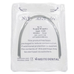 10 Bolsas Arcos de Ortodoncia Dental Redondos Niti Arco de Alambre Su