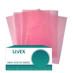 12″ x 15″ Pink Open Ended Flat Top Anti-Static AntiStatic Bags 2mil Electronic