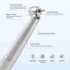 Dent 45° Surgical Fiber Optic LED Handpiece Turbina For KAV MULTIflex Coupler