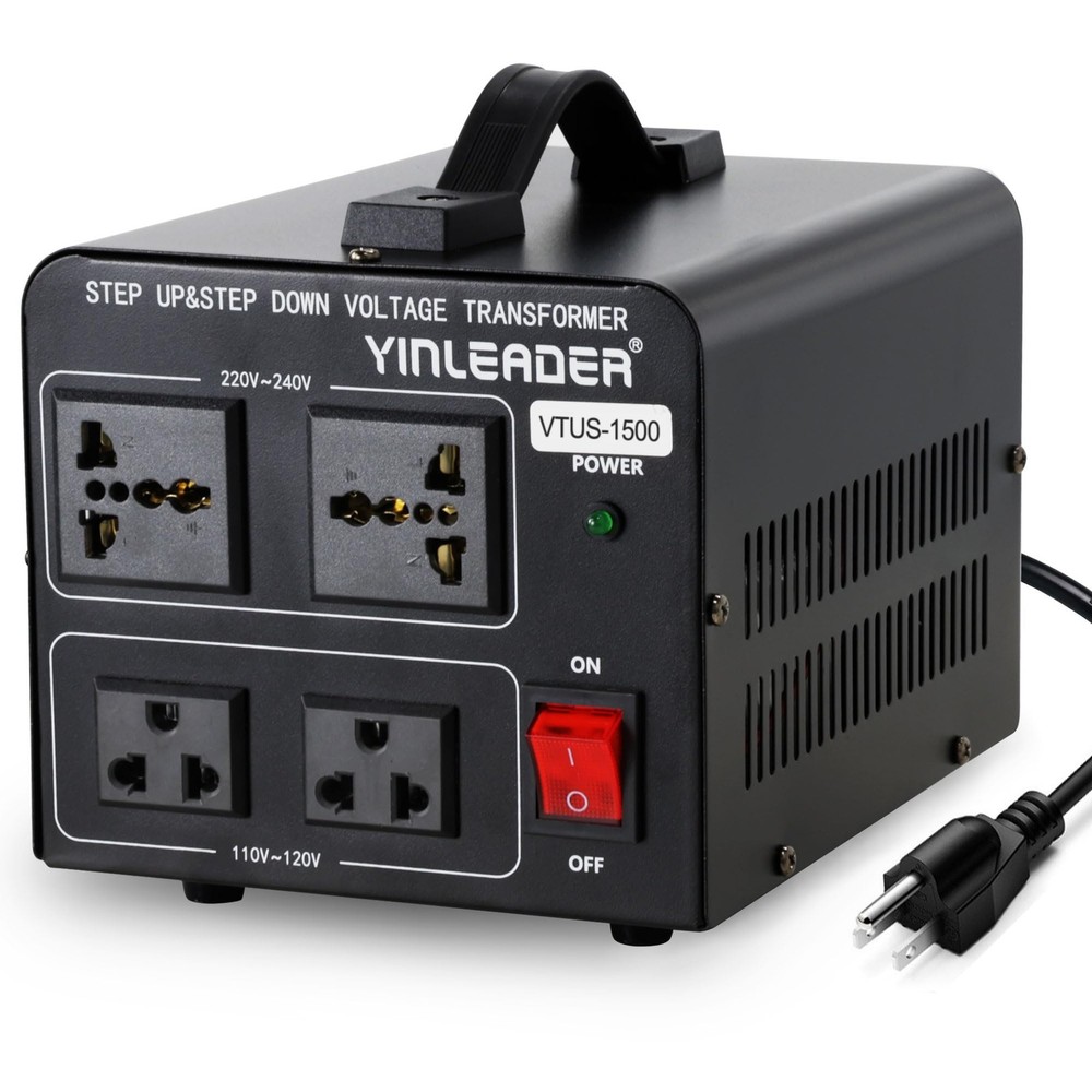 1500W Step Up & Step Down Voltage Transformer Converter 110V to 220V or 220V/230