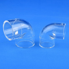 16~50Mm Acrylic 90° Elbow Transparent Tube Fittings Aquarium Water Pipe Connecto