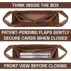 Card Coats Precision Pack – Graded Slab Trading Card Shipping Box – (50 Pk)