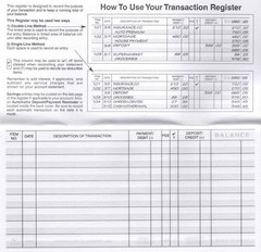 12 Checkbook Transaction Registers 2025-2026-2027 Calendars Check Book Bank …