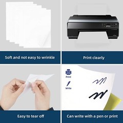 100 Full Sheet Shipping Labels 8.5×11 Self Adhesive Blank Paper for Laser/Inkjet